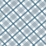 Plaid Blue and Grey Wrapping Paper