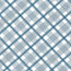 Plaid Blue and Grey Wrapping Paper