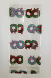C1 Red and Green Wreath Cello Bag