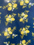 Navy Lemon Wrapping Paper