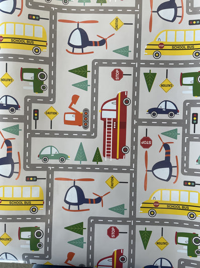Road/Transportation Wrapping Paper
