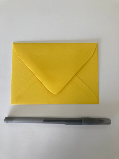 Lemon Drop yellow A1 envelope, 3.625 x 5.125 inches