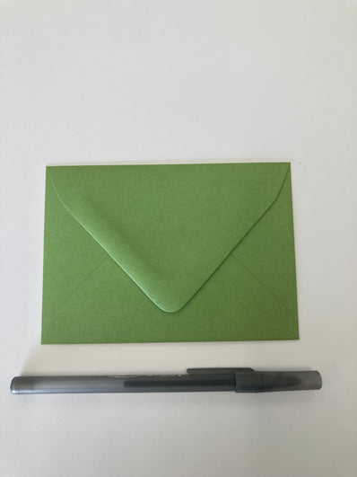 Gumdrop Green A1 envelope, 3.625 x 5.125 inches