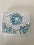 Carol Wilson New Blue Wreath Boxed Cards