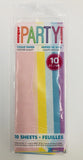 Assorted Pastel Tissue Paper