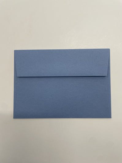 A7 New Blue Envelope 25/Package
