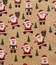 Jolly Santa Wrapping Paper