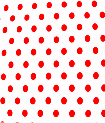 White with Red Dots Wrapping Paper