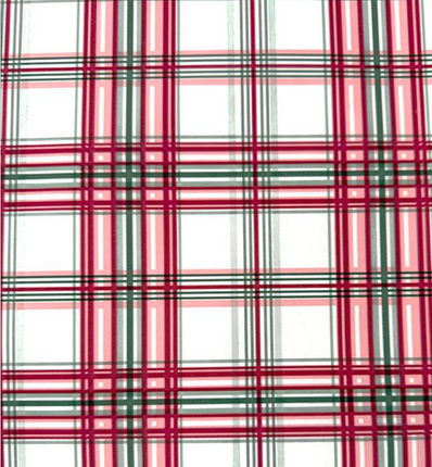 Red Plaid Mania Wrapping Paper
