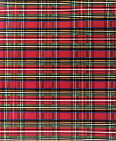 Red Plaid Wrapping Paper