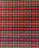 Red Plaid Wrapping Paper