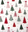 Red Trees Wrapping Paper