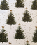 Snowy Tree White Wrapping Paper