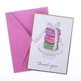 "Watercolor Macaroons" Boxed Cards