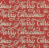 Merry Christmas Script Stone Wrapping Paper