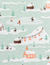 Ski Village Christmas Wrapping Paper