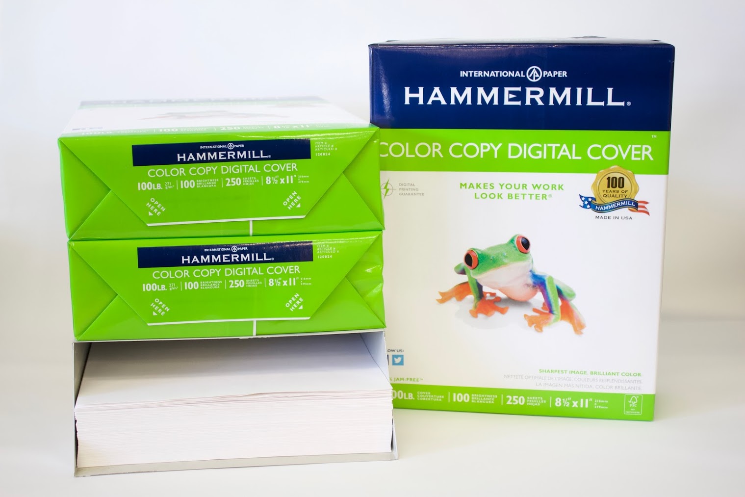 Hammermill Color Copy 100# Cardstock 8.5 x 11 – The Paper Store and More