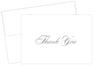 Silver Thank You Note Cards
