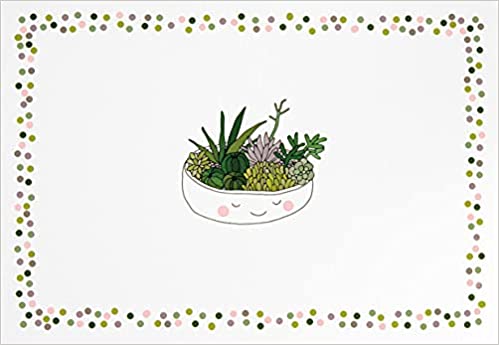 "Succulents" Note Cards