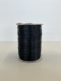 Black Rayon Raffia Ribbon