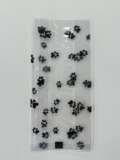 C1 Cello Bag- Black Paw Print