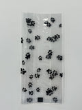 C1 Cello Bag- Black Paw Print