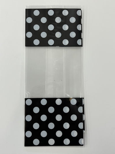C2 Cello Bag- Black With White Dots