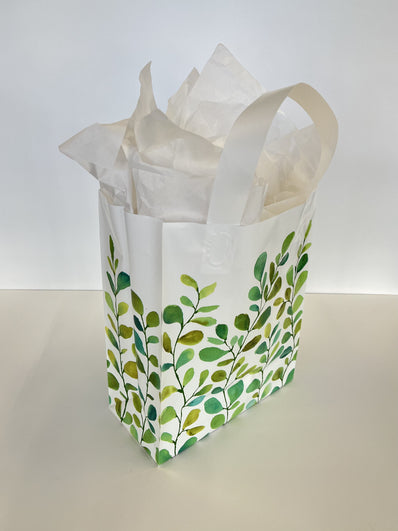 Watercolor Greenery Gift Bag CUB