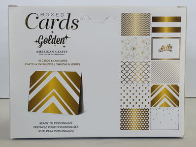 "Golden" Boxed Cards