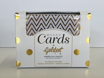 "Golden" Boxed Cards
