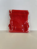 5x6.5 Red Sheer Pouch