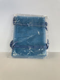 5x6.5 Smoke Blue Sheer Pouch