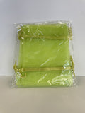 5x6.5 Pastel Green Sheer Pouch