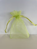 5x6.5 Pastel Green Sheer Pouch
