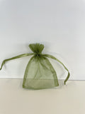 3x4 Olive Sheer Pouch