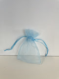 3x4 Light Blue Sheer Pouch