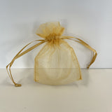 3x4 Gold Sheer Pouch