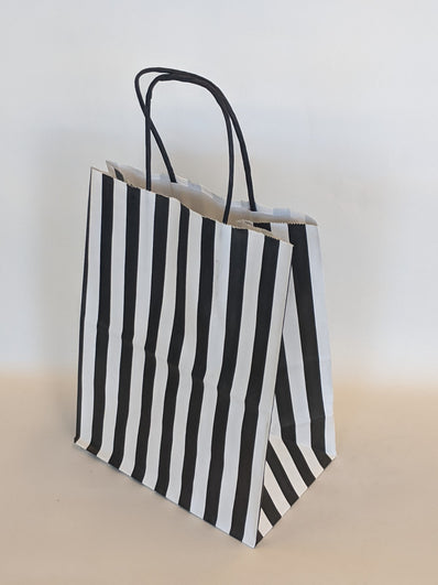 Black Stripe Gift Bag CUB
