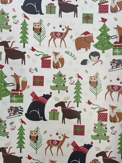 Woodland Christmas Wrapping Paper