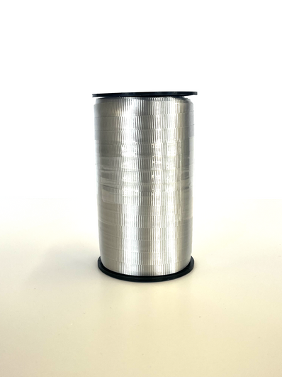 Silver Curling Ribbon - 3/8 inch