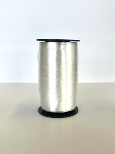 White Curling Ribbon - 3/8 inch