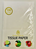 White - 100 Pack Tissue Paper