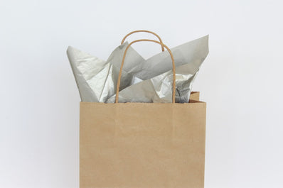 Silver Metallic Tissue Paper