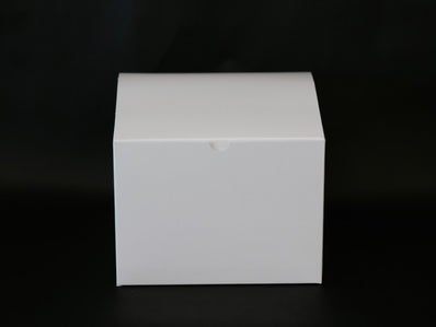 White 8x8x6 Gift Box