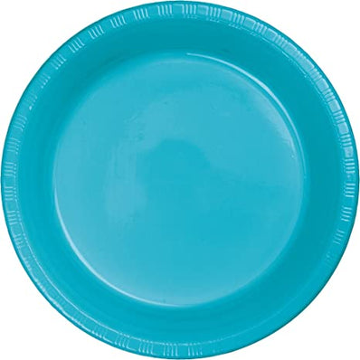 Bermuda Blue 7" Round Paper Plate