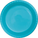 Bermuda Blue 9" Round Paper Plate