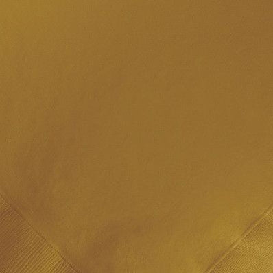 Glittering Gold Beverage Napkin