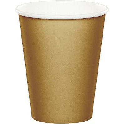 Glittering Gold Hot or Cold 9OZ Cup