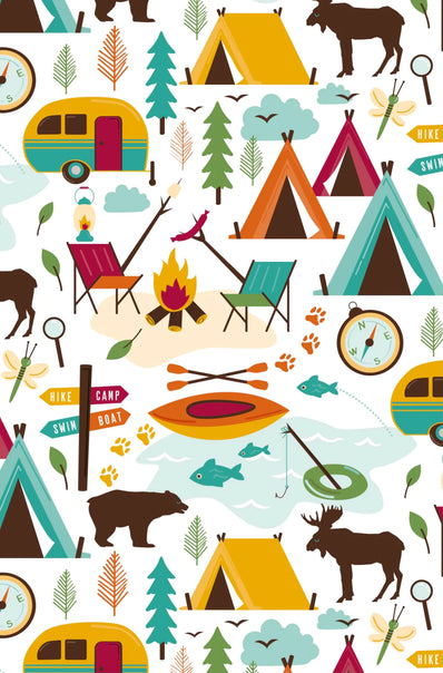 Camping Wrapping Paper