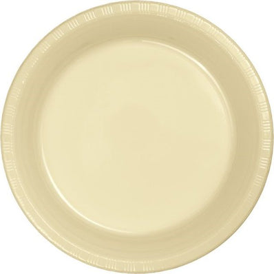 Ivory 7" Round Paper Plate